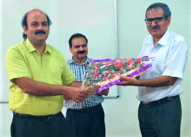 AKTU felicitates Prof. M.S. Gaur, Senior, Professor, Hindustan College On Teacher's Day